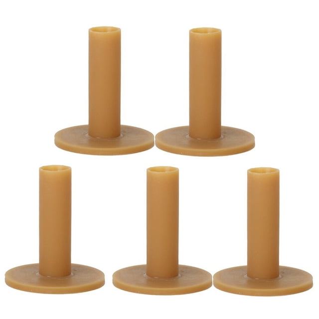 MasteelfCA 5 Pcs T-Shirts en Caoutchouc 60 mm (Café)