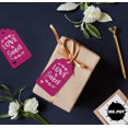 thumbnail image 4 of Inkdotpot 100 Pack Real Silver Foil Paper Tags Love Is Sweet Wedding Favor Hang Tag, 4 of 6