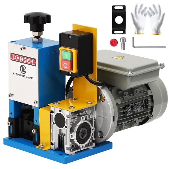 GloryStar Electric Cable Stripping Machine, 60 ft/min Portable Wire Stripper for 1.5–25mm Copper Wires
