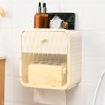thumbnail image 2 of Qocolhg Aubaines du Jour! Boîte de Papier Hygiénique Boîte de Papier Hygiénique Murale Non Perforée Boîte à Rouleaux Toilette Boîte à Rouleaux Transparente Étagère de Rangement Armoire de Rangement Translucide, Cadeaux de Noël et d'Anniversaire, 2 of 6