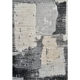 thumbnail image 2 of Rug Branch Nomad Abstract Indoor Area Rug, Black Beige, Modern - Living Room, Bedroom, Dining Room, and Kitchen, 2 of 9