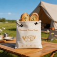 thumbnail image 4 of Storage Totes,Storage Bag Organizer,Beeswax Bread Bags Reusable Bread Storage Bags with Wax Lining Wide Zipper Sourdough Bread for Freshness and Kitchen Storage, 4 of 5