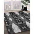 thumbnail image 3 of Ahgly Tapis Rectangulaire Lavable en Machine Intérieur Transitionnel Gris Canon, 2 Pieds x 4 Pieds, 3 of 7