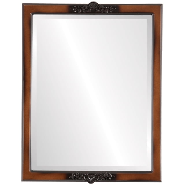 Athena Framed Mirror - Walnut