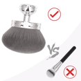 thumbnail image 4 of Hearth & Gear Large Head Powder Brush For Loose Powder And Highlighter Makeup Application Face And Body All Skin Types Makeup Tape Flat Makeup Brush Flat Brush Set Eye Brush Real Perfection Makeup, 4 of 7