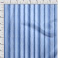 thumbnail image 4 of oneOone Rayon Blue Fabric Stripes Sewing Material Print Fabric By The Yard 56 Inch Wide, 4 of 4