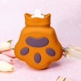thumbnail image 1 of Agiferg Mini Silicone Hot Water Bottle For Microwave Heating Cartoon Bear's Palm Shape, 1 of 2