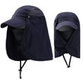 thumbnail image 3 of Outdoor Sport Hiking Visor Hat UV Protection Face Neck Cover Fishing Sun Protection Cap, 3 of 8