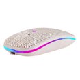 thumbnail image 1 of Wireless Bluetooth Mouse, Rechargeable USB Optical Mouse, LED Slim Mode 2.4G Wireless Mouse for Laptop, PC, Mac OS, Android, Windows, 1 of 2