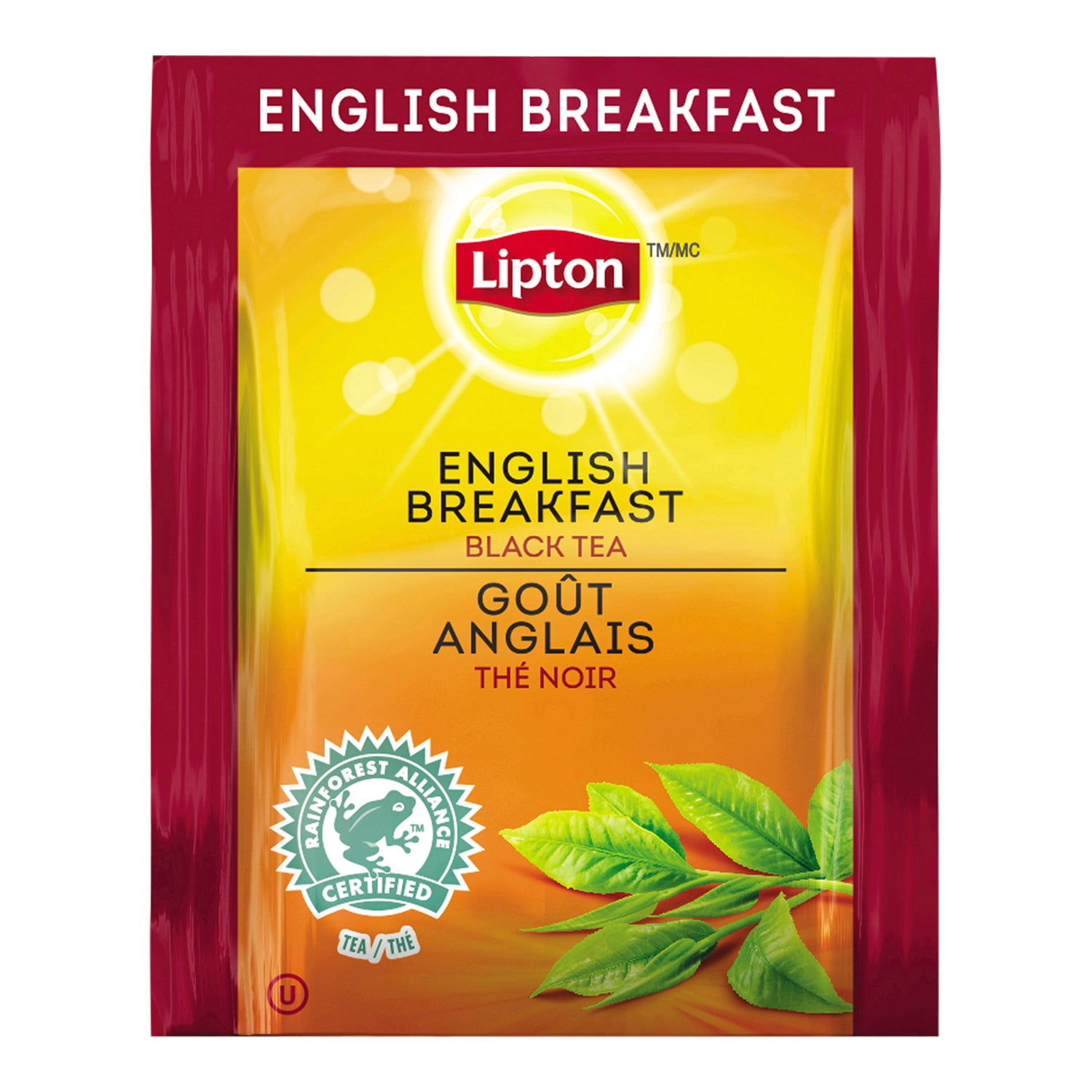 Lipton English Breakfast Black Tea, Full Bodied | 28UN/Unit, 6 Units/Case