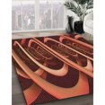 thumbnail image 3 of Ahgly Company Machine Washable Indoor Rectangle Transitional Orange Area Rugs, 7' x 10', 3 of 7