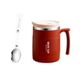 thumbnail image 3 of Meitianfacai Coffee Mug With Handle, Portable Insulated Mug With Lid And Spoon, Double Layer Stainless Steel, Suitable For Office Use, Travel Coffee Mug, 3 of 9