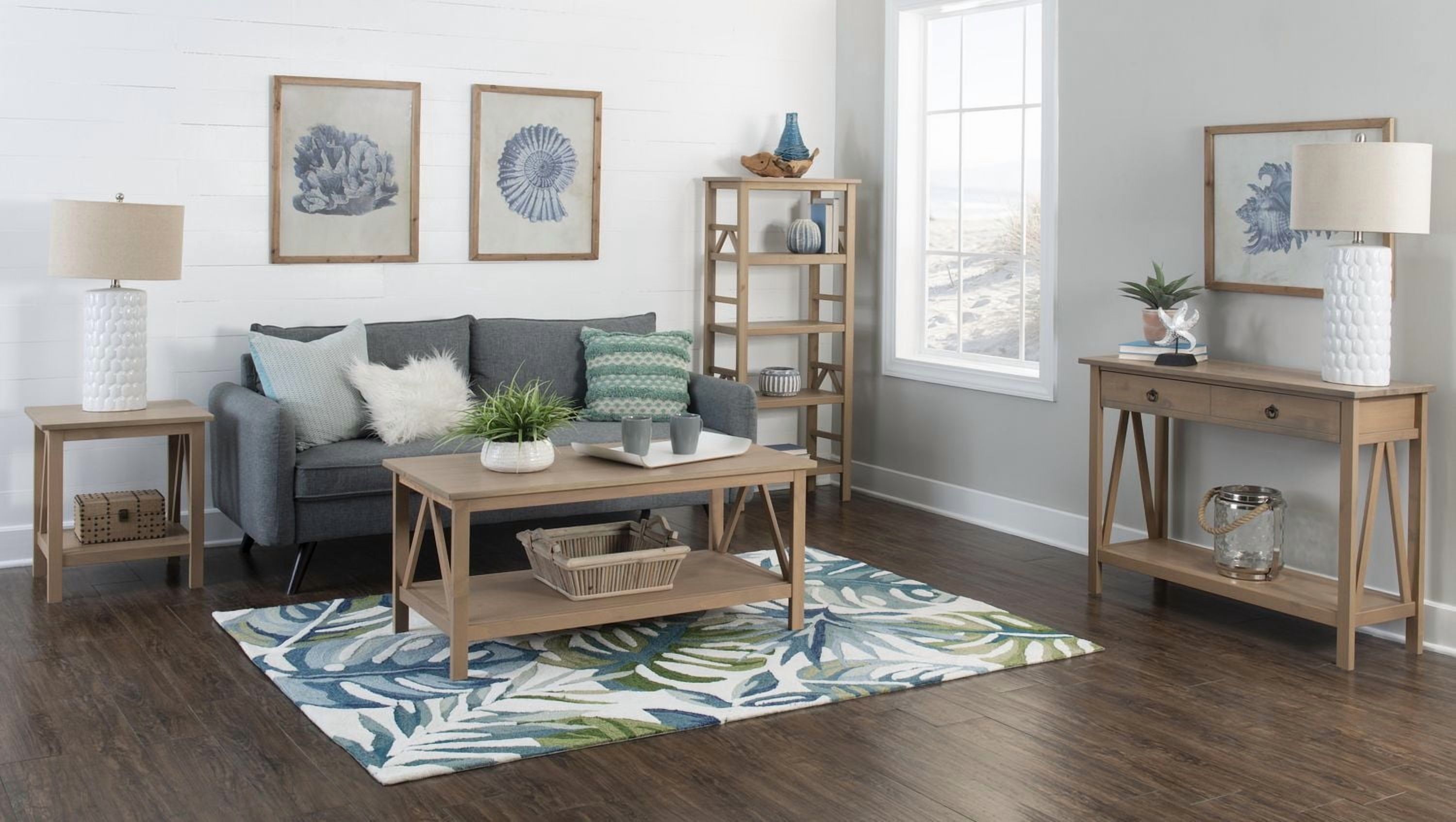 Edgewood Rustic Grey Coffee Table