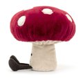 thumbnail image 2 of Jellycat Amuseable Mushroom Plush Toy, Red & White, 12 Inches, 2 of 3