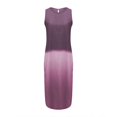 thumbnail image 4 of WTXUE Robe Longue Sans Manches en Coton et Lin avec Fente, Dégradé Teinture sur Nœuds, Coupe Décontractée (Femmes) Taille 8, 4 of 4
