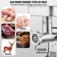 thumbnail image 4 of Commercial Electric Meat Grinder 13 Lbs/Min Sausage Stuffer Maker Kitchen, 4 of 9