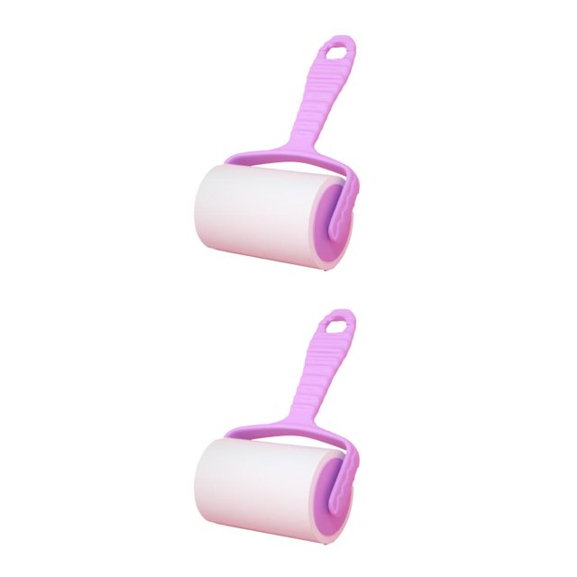 bedienty Hair Sticker Convenience Household Accessories Washable Multipurpose Cat Cleaning Brush Scratch-proof Sticking Roller 2Set