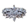 thumbnail image 2 of EGNMCR Ring Ladies Bagues Mode Diamant Bijoux, 2 of 9