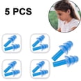 thumbnail image 1 of 5 Paires de Bouchons d'Oreilles pour Enfants à Réduction de Bruit, Bouchons d'Oreilles Réutilisables pour Dormir et Nager, 1 of 9