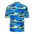 thumbnail image 4 of Pompotops Chemise à Manches Courtes à Col à Revers à Imprimé Hawaïen pour Homme en Solde, 4 of 7