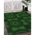 thumbnail image 3 of Ahgly Tapis Rectangulaire Lavable en Machine Vert Transitionnel, 5 Pieds x 8 Pieds, 3 of 7