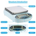 thumbnail image 3 of Uxcell Lab Scale 3000gx0.01g, High Precision Electronic Analytical Balance Sensitive, Digital Precision Scale, 3 of 7