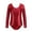 Red, variant on Girls' Long Sleeved Gymnastics Leotards Shiny Dance Leotard Ballet Leotard Classic Ballet Yoga Leotard Bodysuit Gymnastics Suit Girls Romper&Jumpsuit Black 120/4 Y—5 Y