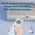 thumbnail image 3 of HQRP Universal Remote Control for FUJITSU 9R2, 12R2, 9RLFW, 12RLFW, 9RLS, 12RLS, 15RLS, Comfort-Aire 6711A20089K RAD-183A RAD-243A REG-183A REG-243A RAD-121B RAD-183B Air Conditioner, 3 of 7