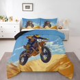 thumbnail image 1 of Erosebridal Ensembles de Douillette pour Motocross et Motocyclette, Format Double, Sports Extrêmes, Douillettes et Couettes, Réversible, 3 Pcs, 1 of 8