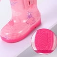 thumbnail image 4 of PMVFHDE Bottes de Pluie Rouges pour Tout-Petits Bottes de Pluie pour Tout-Petit Bottes de Pluie pour Bébé Bottes de Pluie Courtes pour Tout-Petit Faciles à Enfiler Légères Rose,1,5-3 Ans, 4 of 6