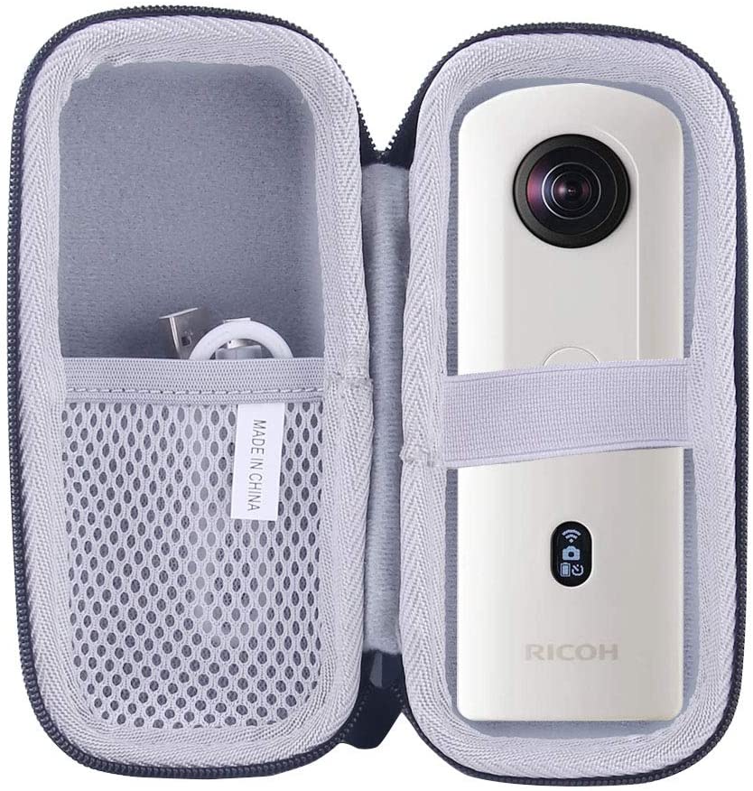 WERJIA Hard Travel Storage Case for RICOH Theta SC2/SC/V 360° Camera (Black)