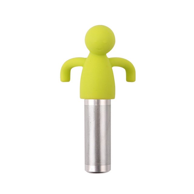 Suncoda Brewing Device, Villain Tea Filter Silica Gel Tea Separator Tea Maker Office Tea Maker Creative and Novel Tea Filter