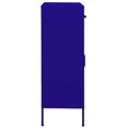 thumbnail image 3 of vidaXL Storage Cabinet Navy Blue 80x35x101.5 cm Steel, 3 of 5
