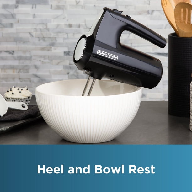 BLACK+DECKER Helix Performance Premium Hand Mixer, 5-Speed Mixer