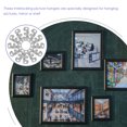 thumbnail image 3 of OUNONA 16Pairs Plated Silver Keyhole Hangers Shelf Bracket Hooks Easy Install Mirror Frame Holder, 3 of 7