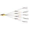 thumbnail image 4 of Bgsha Umbrella Fishing Bass Lure Rig 5 Arms Alabama Rig Head Swimming Bait with Swivel, 4 of 7