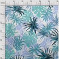 thumbnail image 3 of oneOone Polyester Spandex Medium Purple Fabric Leaves Craft Projects Decor Fabric Printed By The Yard 56 Inch Wide, 3 of 4