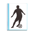 thumbnail image 1 of Soccer Soccer Sports Contour Livre Feuille Protecteurs Portfolio Reliure Chemise, 1 of 3
