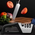 thumbnail image 1 of Yhmxh Kitchen Gadgets Kitchen Utensils Home and Kitchen Knife Sharpener Manual Knife Sharpener with 3 Ceramic Stone Tungsten Carbide Discs Diamond Sharpening Stones A sharpener, 1 of 4