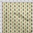 thumbnail image 3 of oneOone Viscose Chiffon Fabric Leaves & Floral Block Print Fabric By Yard 42 Inch Wide, 3 of 4