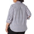 thumbnail image 2 of Lee Riders Women's Plus 3/4 Sleeve Woven Shirt, 2 of 5