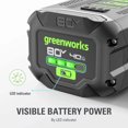 thumbnail image 3 of Greenwroks Batterie Lithium-ion 80V 4.0Ah, 3 of 7