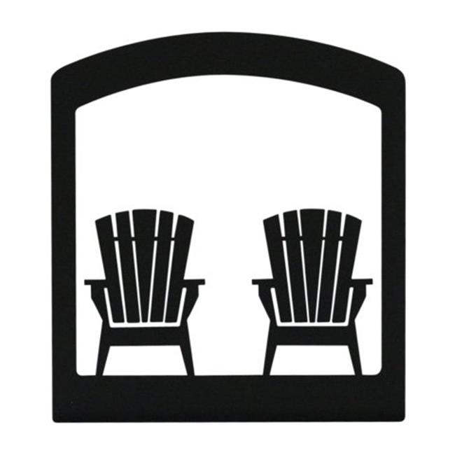 Village Wrought Iron NH-119 Porte-Serviettes de Chaises d'Adirondack