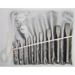 5-Piece Cold Chisel Set Finition naturelle-Vinyl Pouch