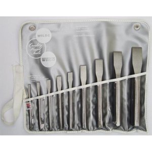 5-Piece Cold Chisel Set Finition naturelle-Vinyl Pouch