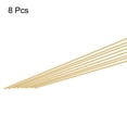 thumbnail image 3 of Unique Bargains 8Pcs Brass Rods 0.8mm x 100mm Round Metal Solid Shaft Rod Lathe Bar Stock Handle DIY Craft Making, Gold, 3 of 5