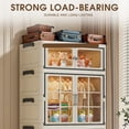thumbnail image 3 of Halicool Collapsible Plastic Storage Cabinets with Lid, Stackable Folding Storage Cabinets, Stackable Closet Organizers for Home and Office, 3 of 6
