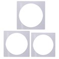 thumbnail image 1 of Miangastore 3pcs Layer Cake Mold Square Acrylic Cake Board Cake Scraping Plate Cake Tools, 1 of 9