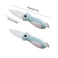 thumbnail image 3 of FHBVT Foldable Ceramic Knife, Compact Folding Fruit Knife for Effortless Slicing and Easy Storage, Sharp Blade Ideal for Vegetables and Fruits, Perfect for Kitchen, Travel, and Small Spaces, 3 of 6