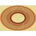 thumbnail image 1 of Ahgly Company Machine Washable Indoor Rectangle Transitional Mahogany Brown Area Rugs, 6' x 9', 1 of 7